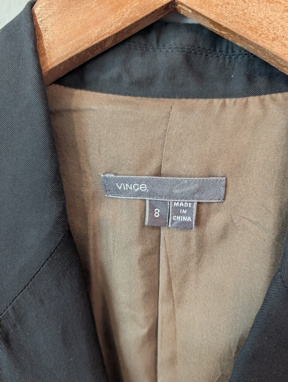 Vince Classic Grey Women's Blazer - Size 8 - Picture 3 of 8